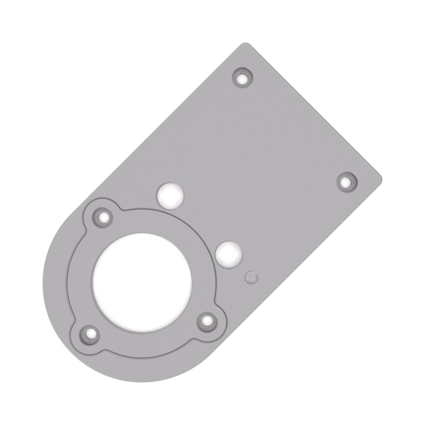 Grundplatte/Adapterplatte passend für Bosch GKF 12V-8 Kantenfräsen für Kopierhülsen