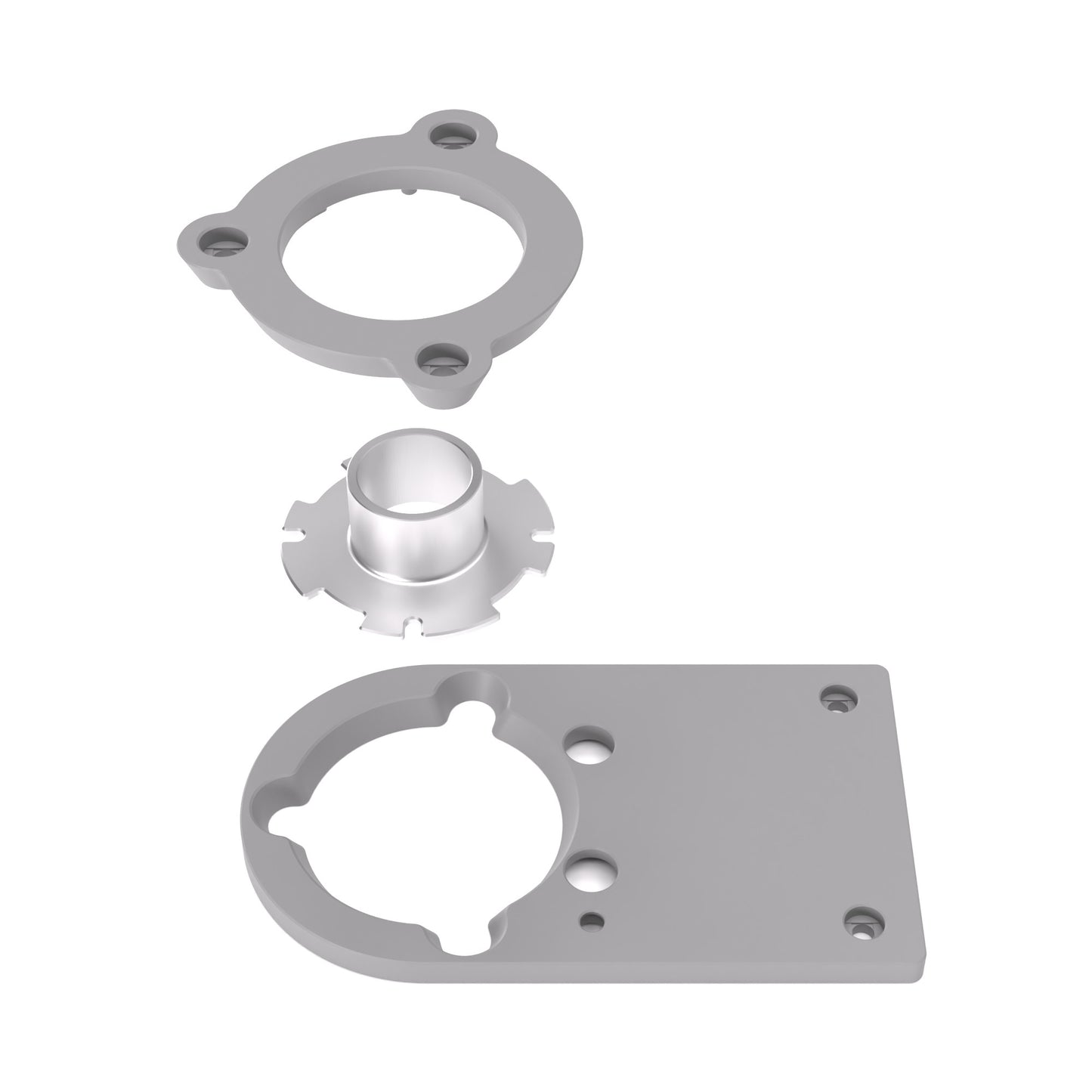 Grundplatte/Adapterplatte passend für Bosch GKF 12V-8 Kantenfräsen für Kopierhülsen