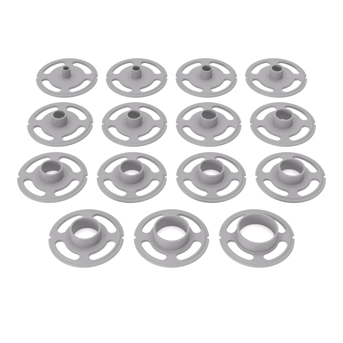 Kopierhülsen-Set passend für Makita Oberfräsen und Kantenfräsen | Kopierringe passend für Makita Fräsen - Typ B