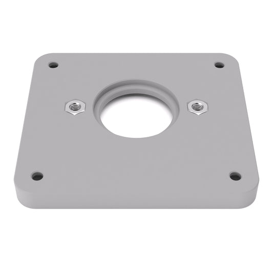 Grundplatte/Adapterplatte für Kopierhülsen passend für Bosch GLF 55-6 | Gleitplatte passend für Bosch Kantenfräsen