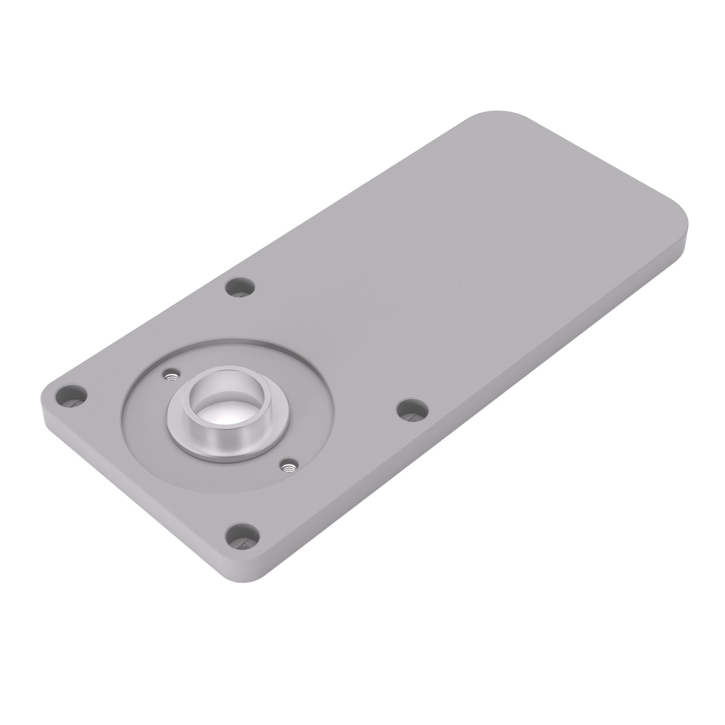 Grundplatte/Adapterplatte XL-Version für Kopierhülsen passend für Bosch GLF 55-6 | Vergrößerte Gleitplatte passend für Bosch Kantenfräsen