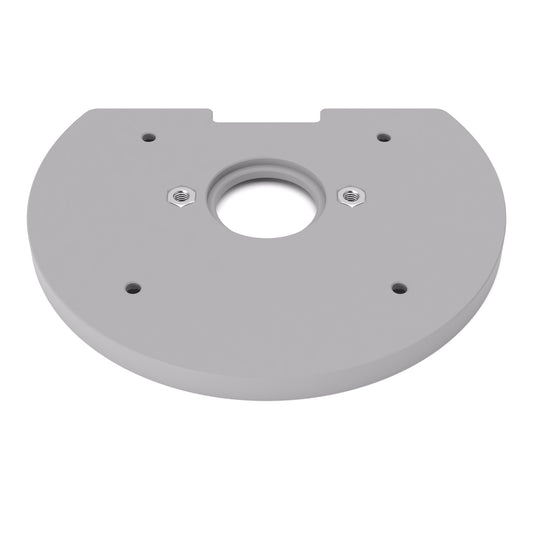 Grundplatte/Adapterplatte für Kopierhülsen passend für Bosch AdvancedTrimRouter 18V-8 | Gleitplatte passend für Bosch Kantenfräsen