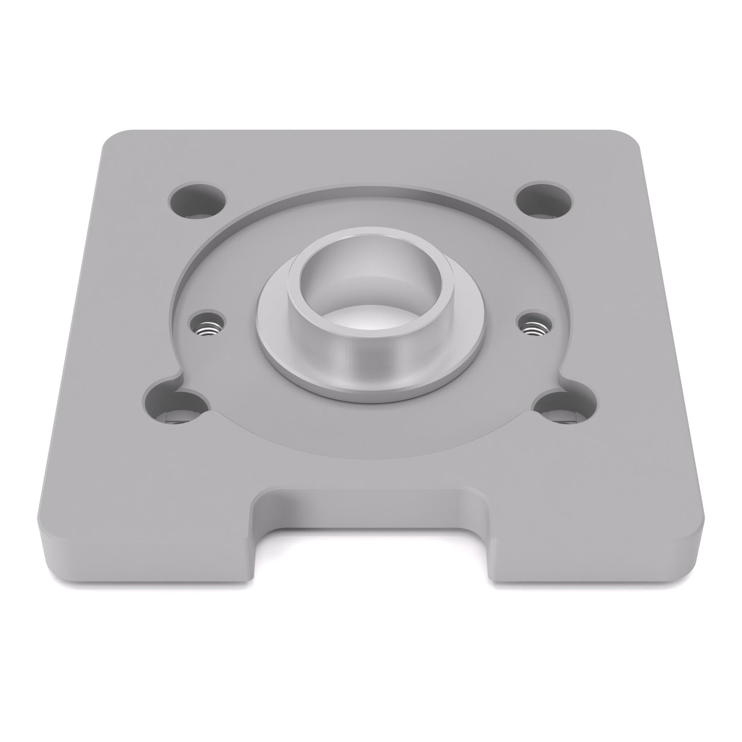 Grundplatte/Adapterplatte für Kopierhülsen passend für Metabo FMV 18 LTX BL 8 | Gleitplatte passend für Metabo Kantenfräsen