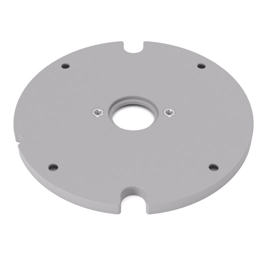Grundplatte/Adapterplatte für Kopierhülsen passend für Triton MOF001 | Gleitplatte passend für Triton Oberfräsen