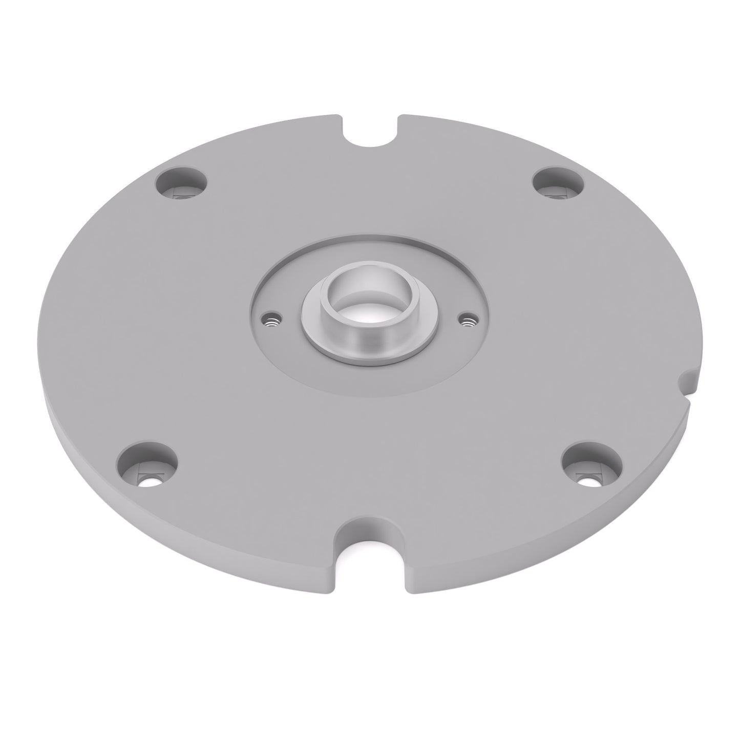 Grundplatte/Adapterplatte für Kopierhülsen passend für Triton MOF001 | Gleitplatte passend für Triton Oberfräsen