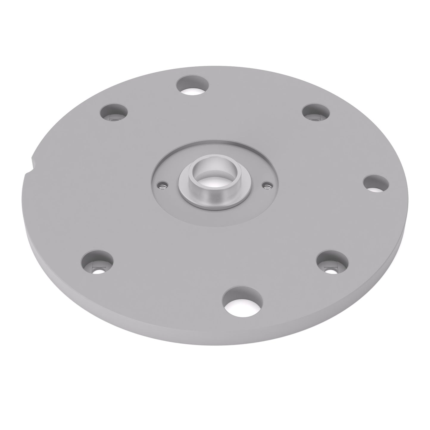Grundplatte/Adapterplatte für Kopierhülsen passend für Triton TRA001 | Gleitplatte passend für Triton Oberfräsen