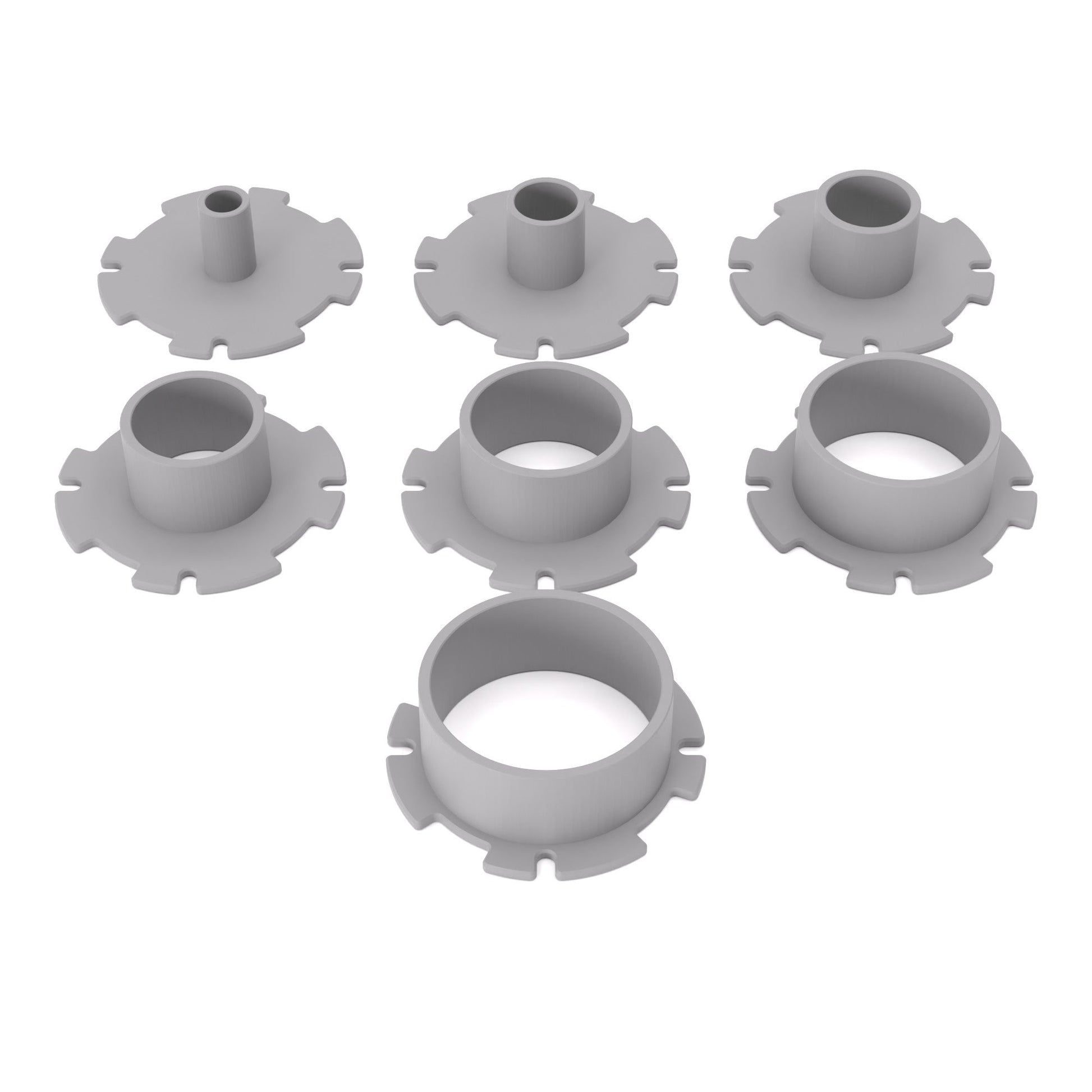 Kopierhülsen-Set passend für Bosch Oberfräsen und Kantenfräsen | Kopierringe passend für Bosch Fräsen - Typ A