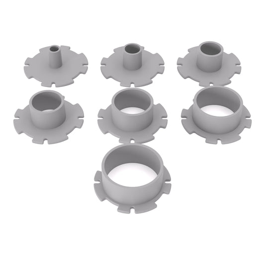 Kopierhülsen-Set passend für Bosch Oberfräsen und Kantenfräsen | Kopierringe passend für Bosch Fräsen - Typ A