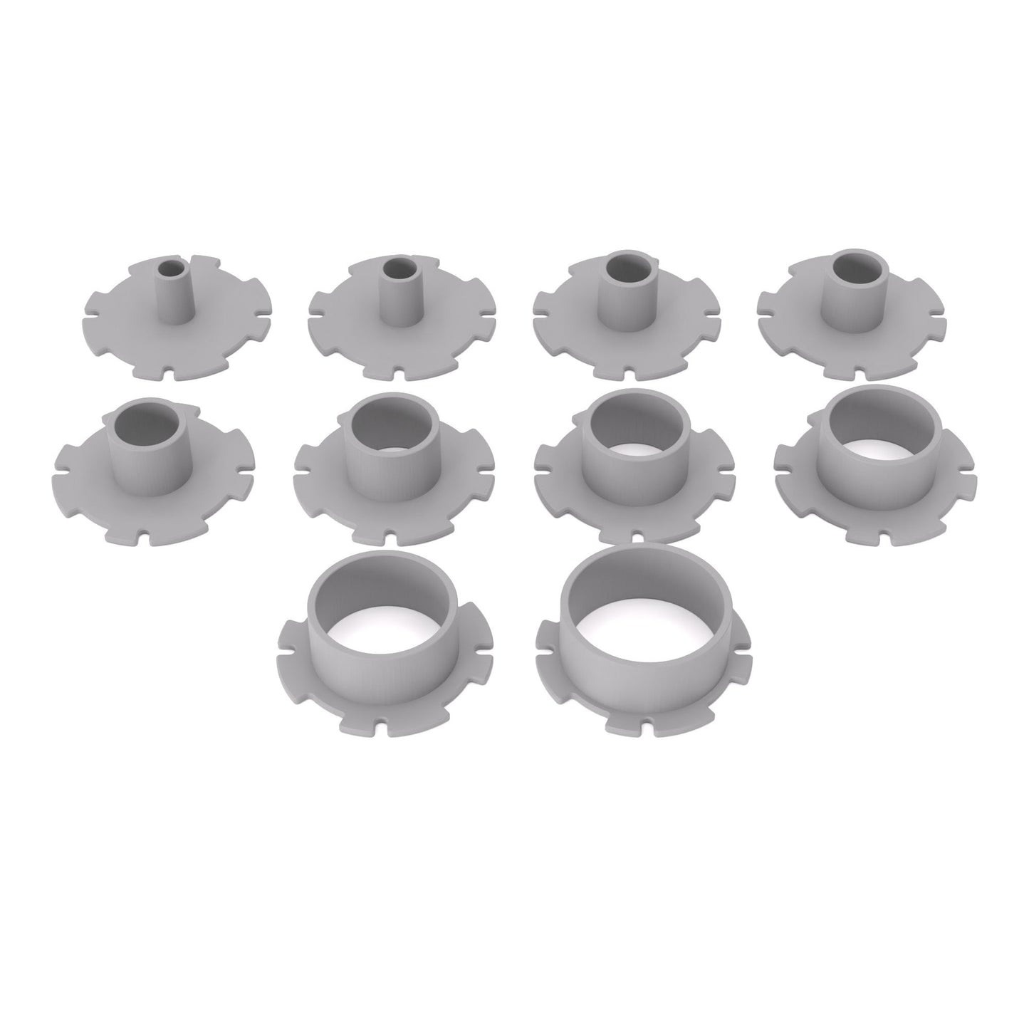 Kopierhülsen-Set passend für Bosch Oberfräsen und Kantenfräsen | Kopierringe passend für Bosch Fräsen - Typ A