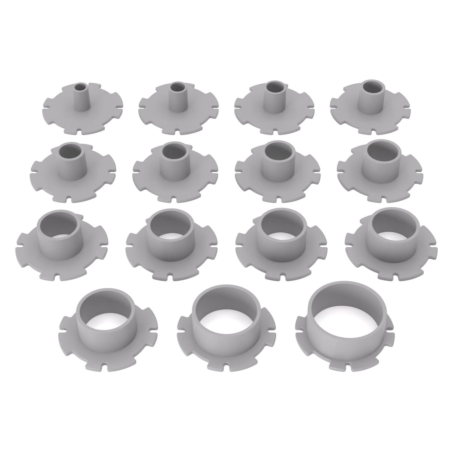 Kopierhülsen-Set passend für Bosch Oberfräsen und Kantenfräsen | Kopierringe passend für Bosch Fräsen - Typ A