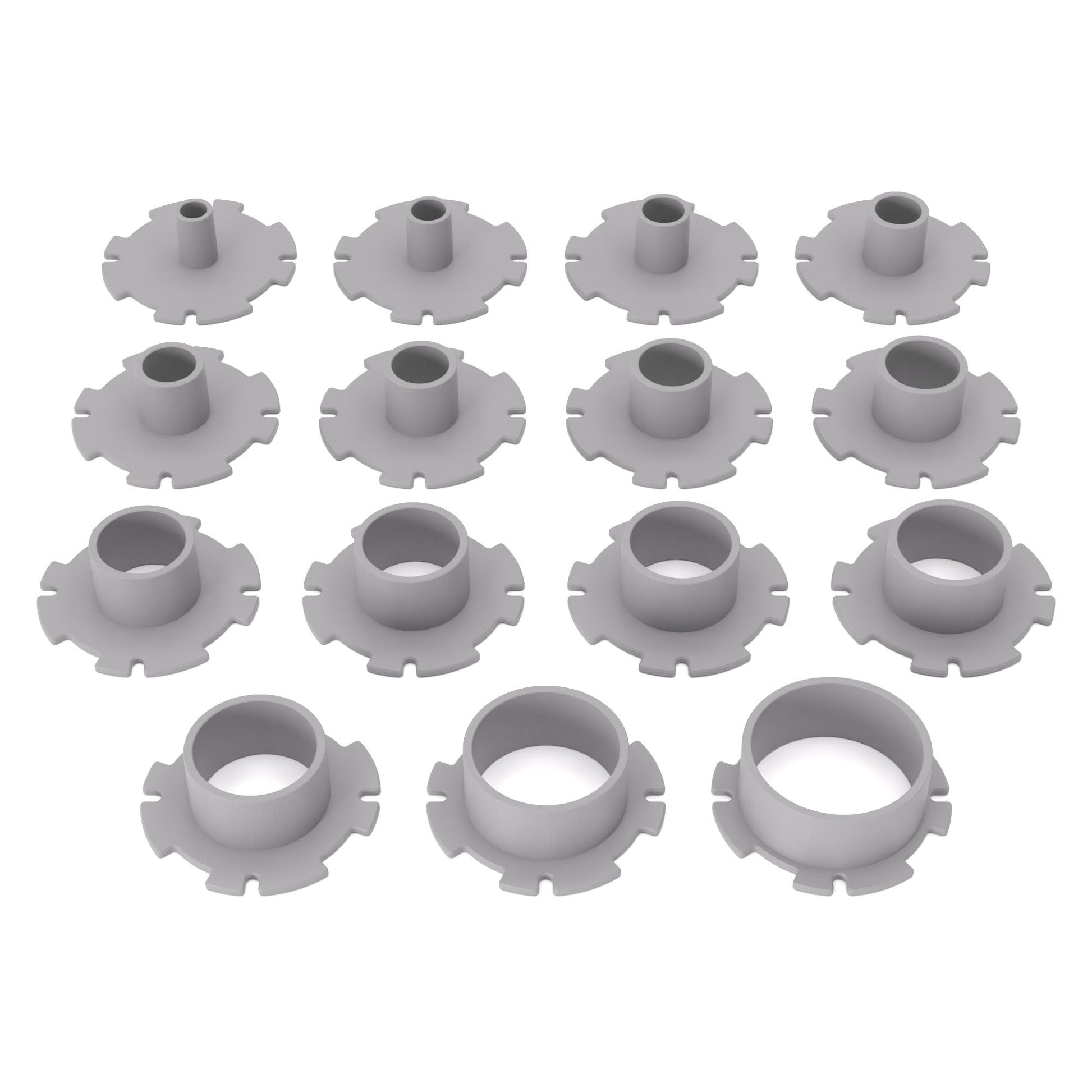 Kopierhülsen-Set passend für Bosch Oberfräsen und Kantenfräsen | Kopierringe passend für Bosch Fräsen - Typ A