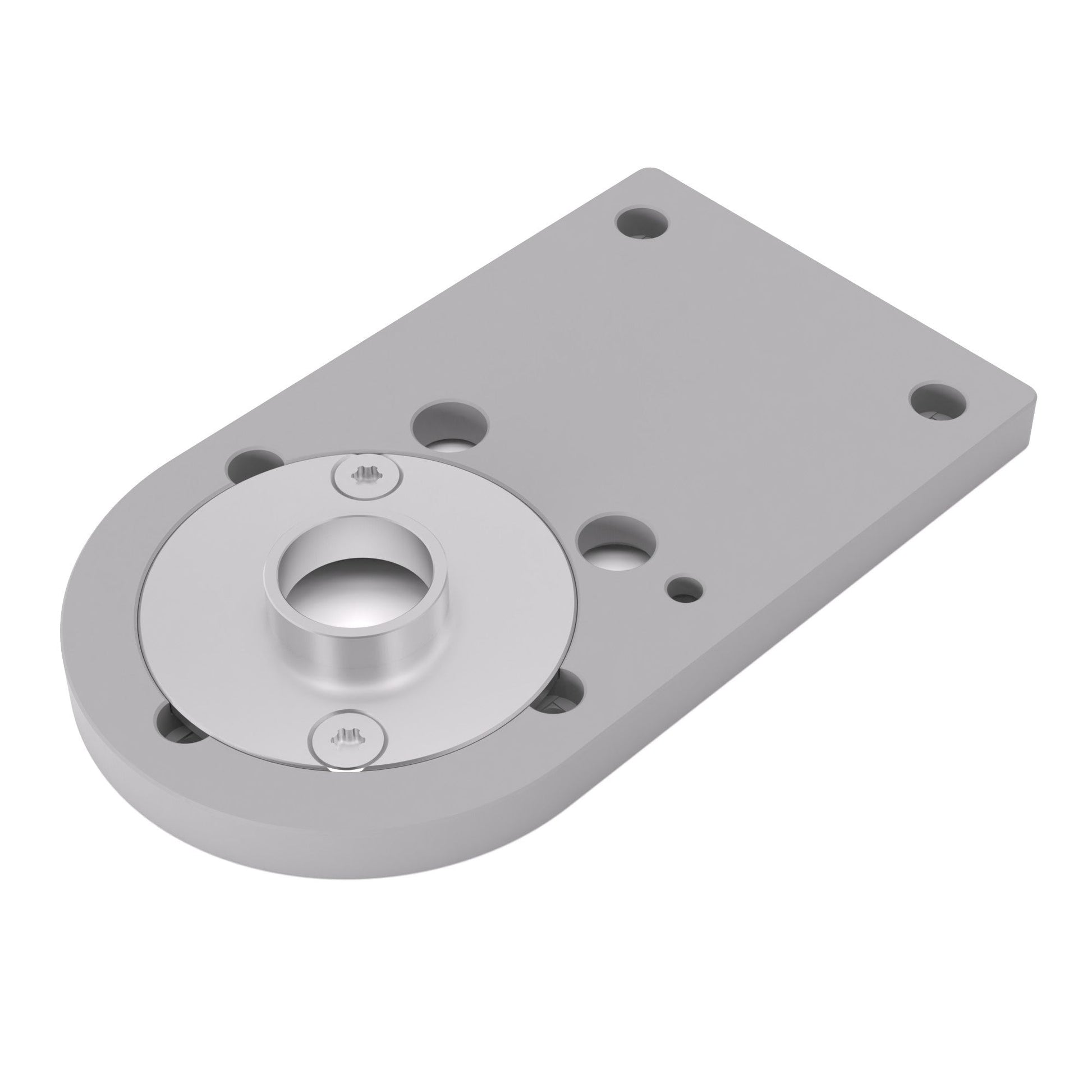 Grundplatte/Adapterplatte für Kopierhülsen passend für Bosch GKF 12V-8 | Gleitplatte passend für Bosch Kantenfräsen