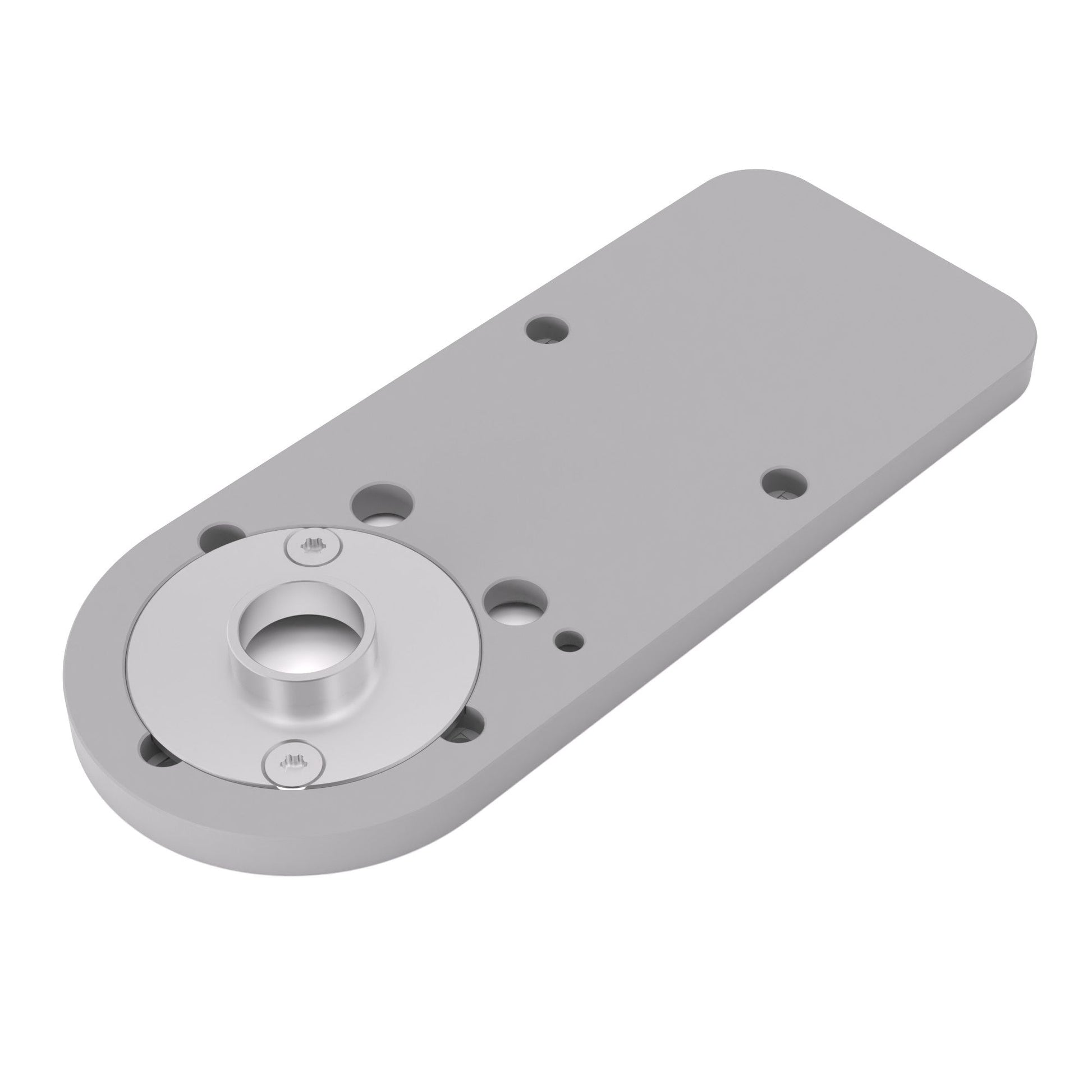 Grundplatte/Adapterplatte XL-Version für Kopierhülsen passend für Bosch GKF 12V-8 | Vergrößerte Gleitplatte passend für Bosch Kantenfräsen