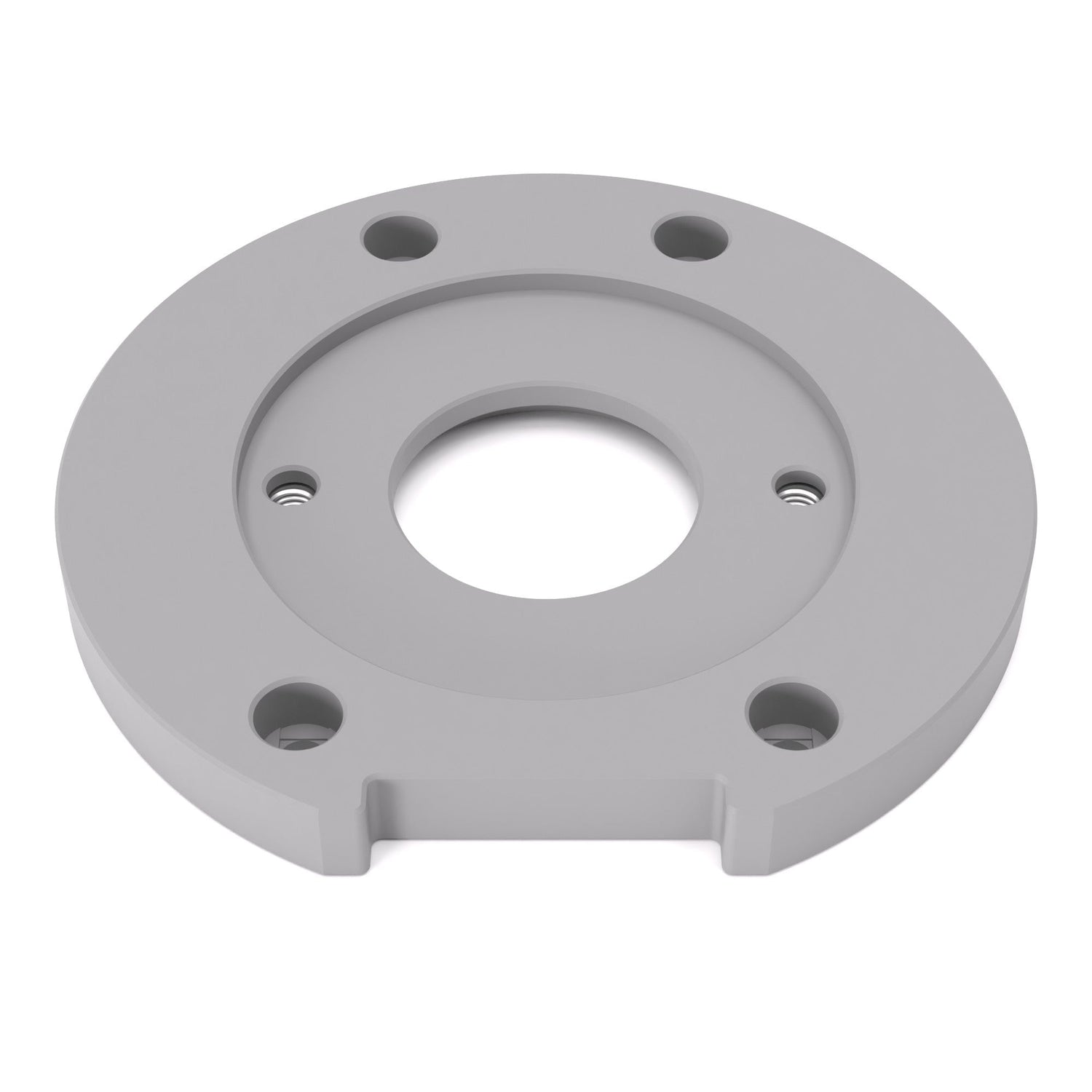 Grundplatte/Adapterplatte für Kopierhülsen passend für Bosch GKF 18V-8 | Gleitplatte passend für Bosch Kantenfräsen