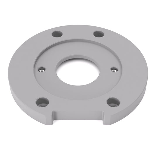 Grundplatte/Adapterplatte für Kopierhülsen passend für Bosch GKF 18V-8 | Gleitplatte passend für Bosch Kantenfräsen