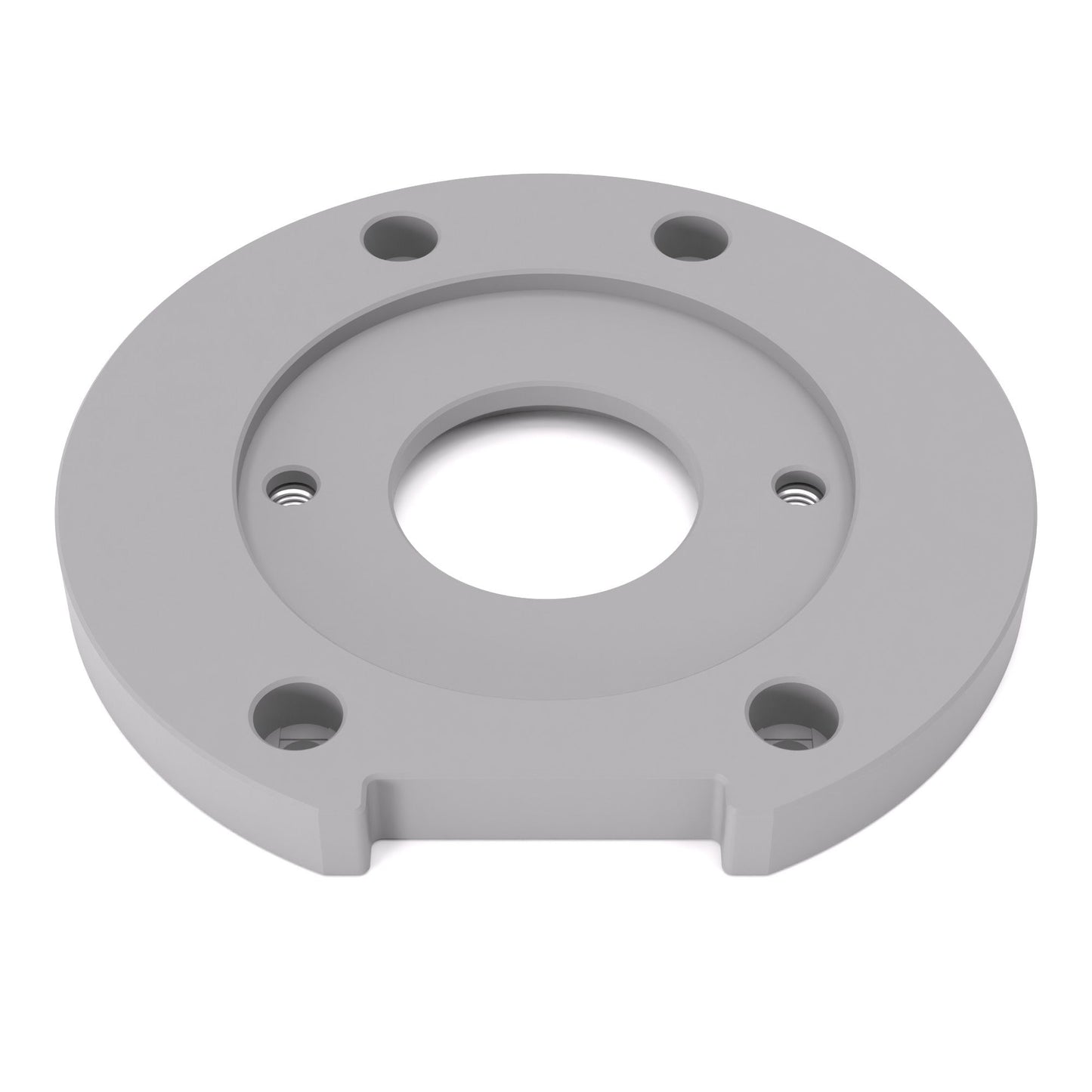 Grundplatte/Adapterplatte für Kopierhülsen passend für Bosch GKF 18V-8 | Gleitplatte passend für Bosch Kantenfräsen