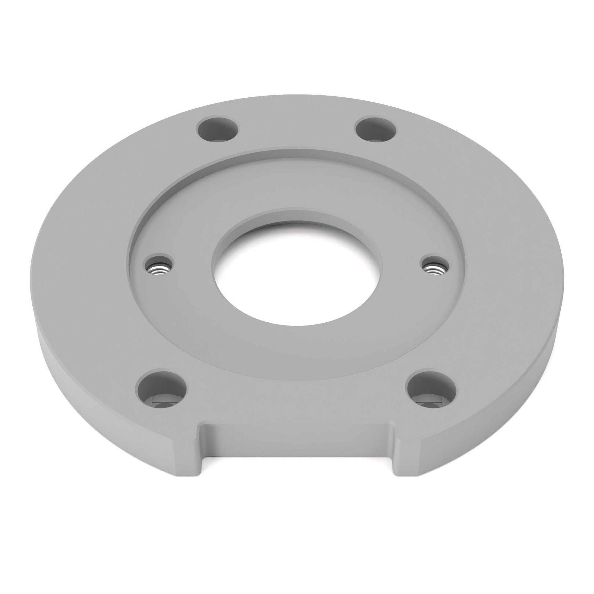 Grundplatte/Adapterplatte für Kopierhülsen passend für Bosch GKF 18V-8 | Gleitplatte passend für Bosch Kantenfräsen