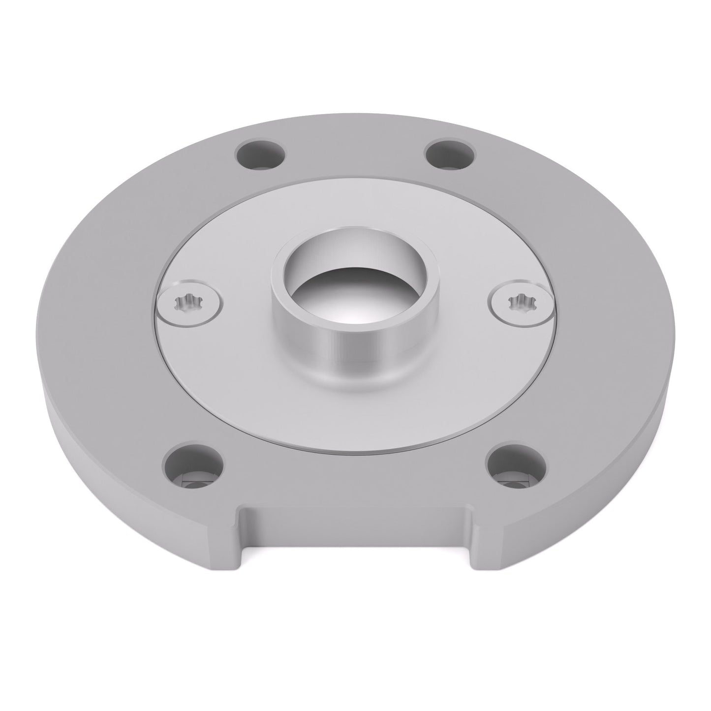 Grundplatte/Adapterplatte für Kopierhülsen passend für Bosch GKF 18V-8 | Gleitplatte passend für Bosch Kantenfräsen