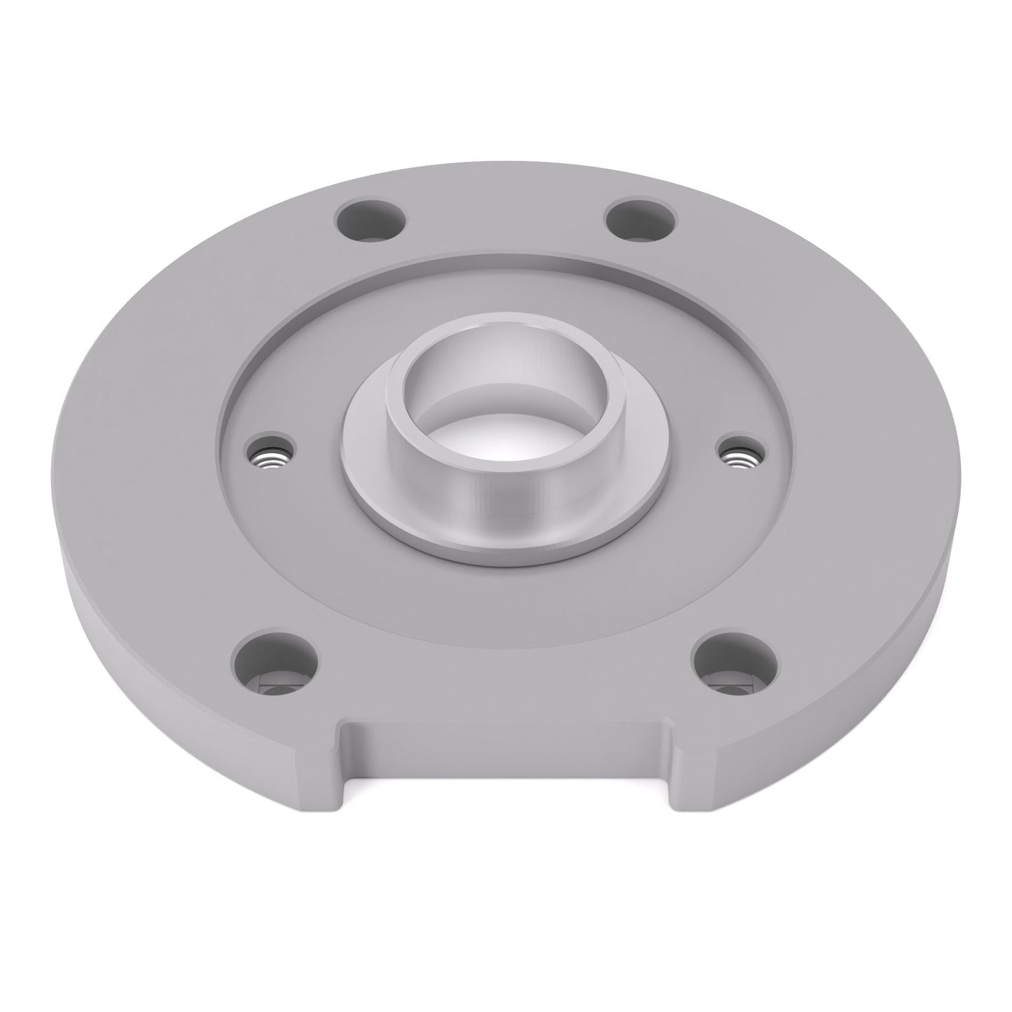 Grundplatte/Adapterplatte für Kopierhülsen passend für Bosch GKF 18V-8 | Gleitplatte passend für Bosch Kantenfräsen