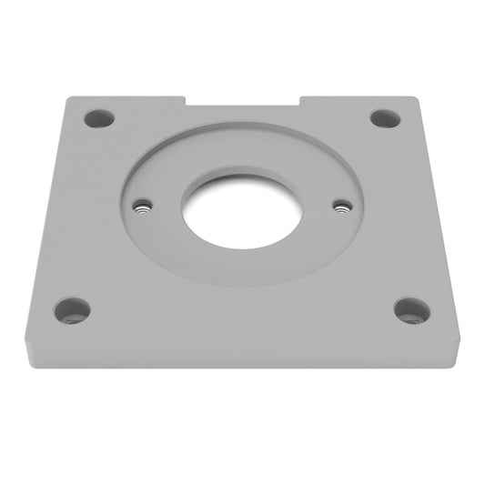 Grundplatte/Adapterplatte für Kopierhülsen passend für Bosch GKF 600 | Gleitplatte passend für Bosch Kantenfräsen