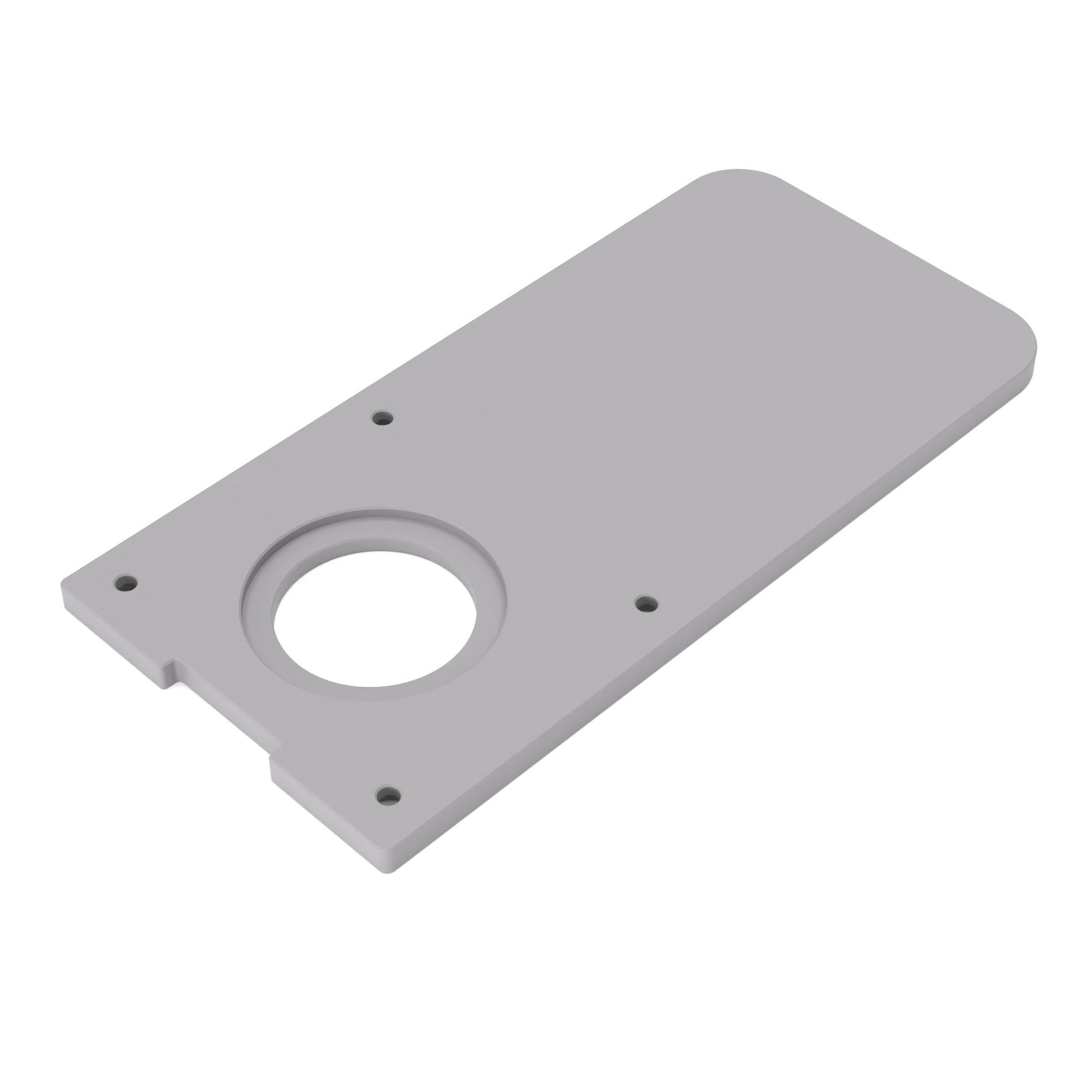 Grundplatte XL-Version passend für Bosch GKF 600 | Vergrößerte Gleitplatte passend für Bosch Kantenfräsen