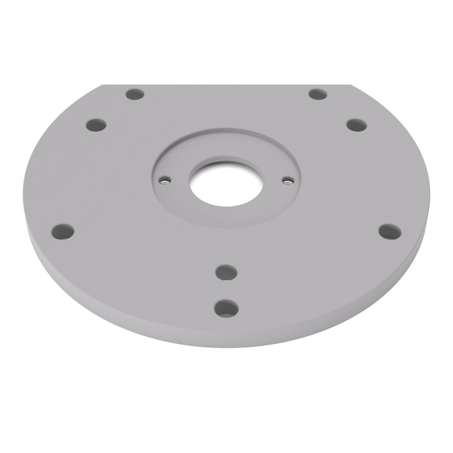 Grundplatte/Adapterplatte für Kopierhülsen passend für Bosch POF 1200 AE/1400 ACE | Gleitplatte passend für Bosch Oberfräsen