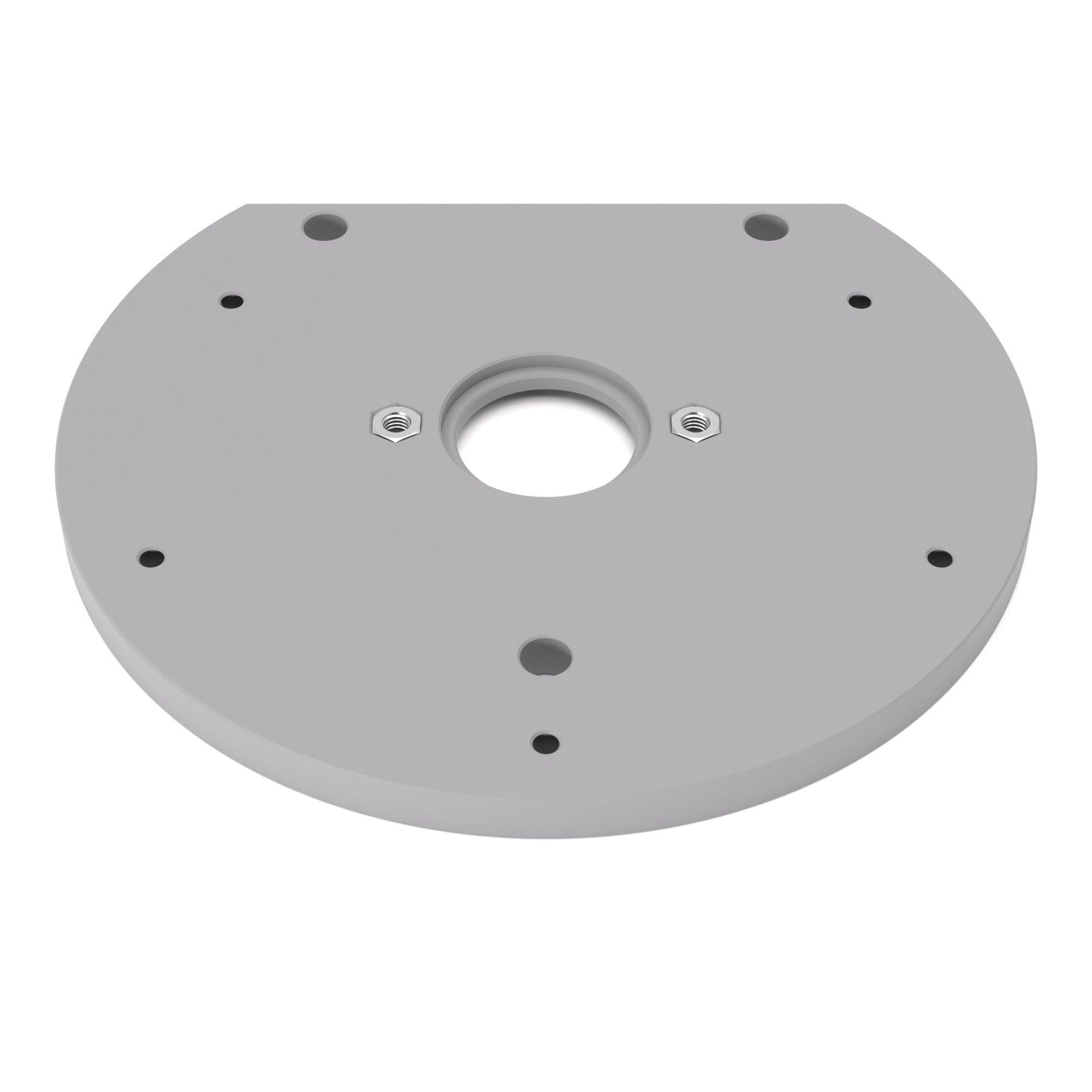 Grundplatte/Adapterplatte für Kopierhülsen passend für Bosch POF 1200 AE/1400 ACE | Gleitplatte passend für Bosch Oberfräsen