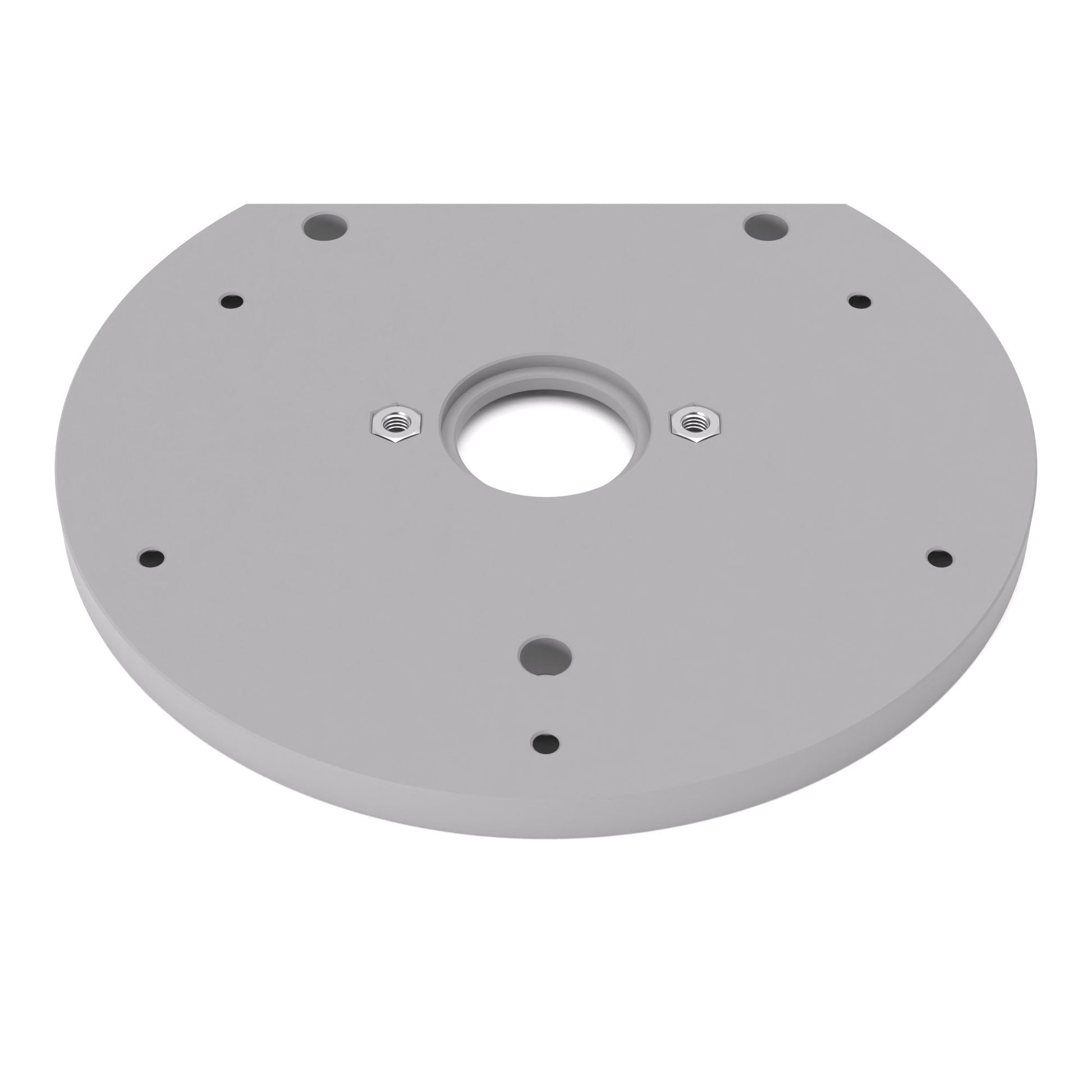 Grundplatte/Adapterplatte für Kopierhülsen passend für Bosch POF 1200 AE/1400 ACE | Gleitplatte passend für Bosch Oberfräsen