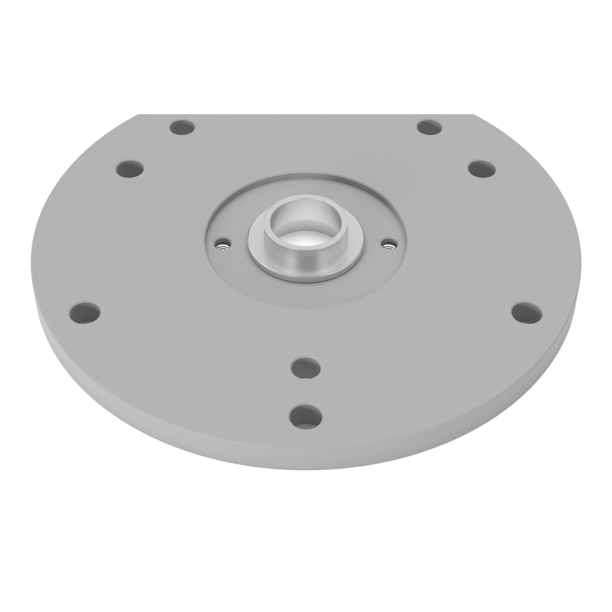 Grundplatte/Adapterplatte für Kopierhülsen passend für Bosch POF 1200 AE/1400 ACE | Gleitplatte passend für Bosch Oberfräsen