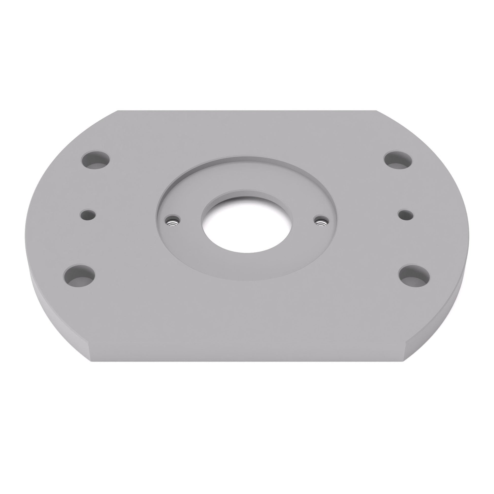 Grundplatte/Adapterplatte für Kopierhülsen passend für Makita RP0900 | Gleitplatte passend für Makita Oberfräsen