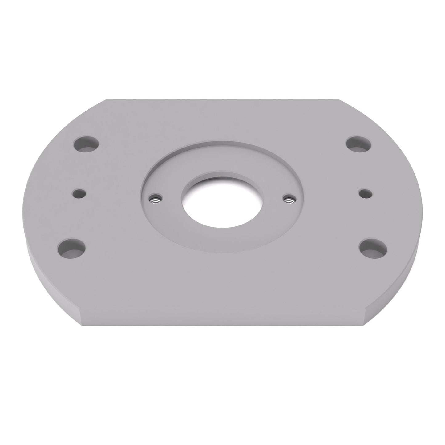 Grundplatte/Adapterplatte für Kopierhülsen passend für Makita 195563-0 | Gleitplatte passend für Makita Oberfräsen