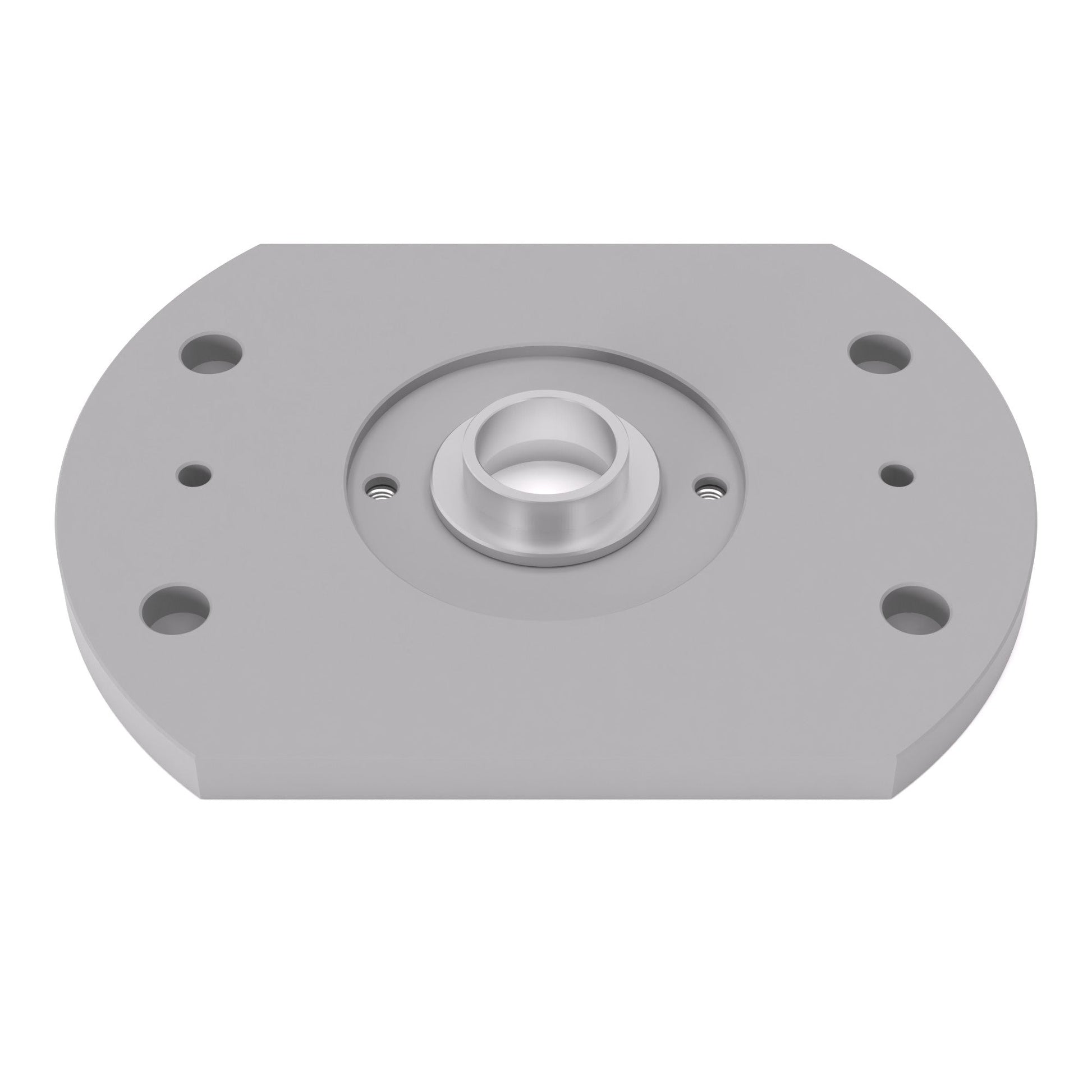 Grundplatte/Adapterplatte für Kopierhülsen passend für Makita 195563-0 | Gleitplatte passend für Makita Oberfräsen