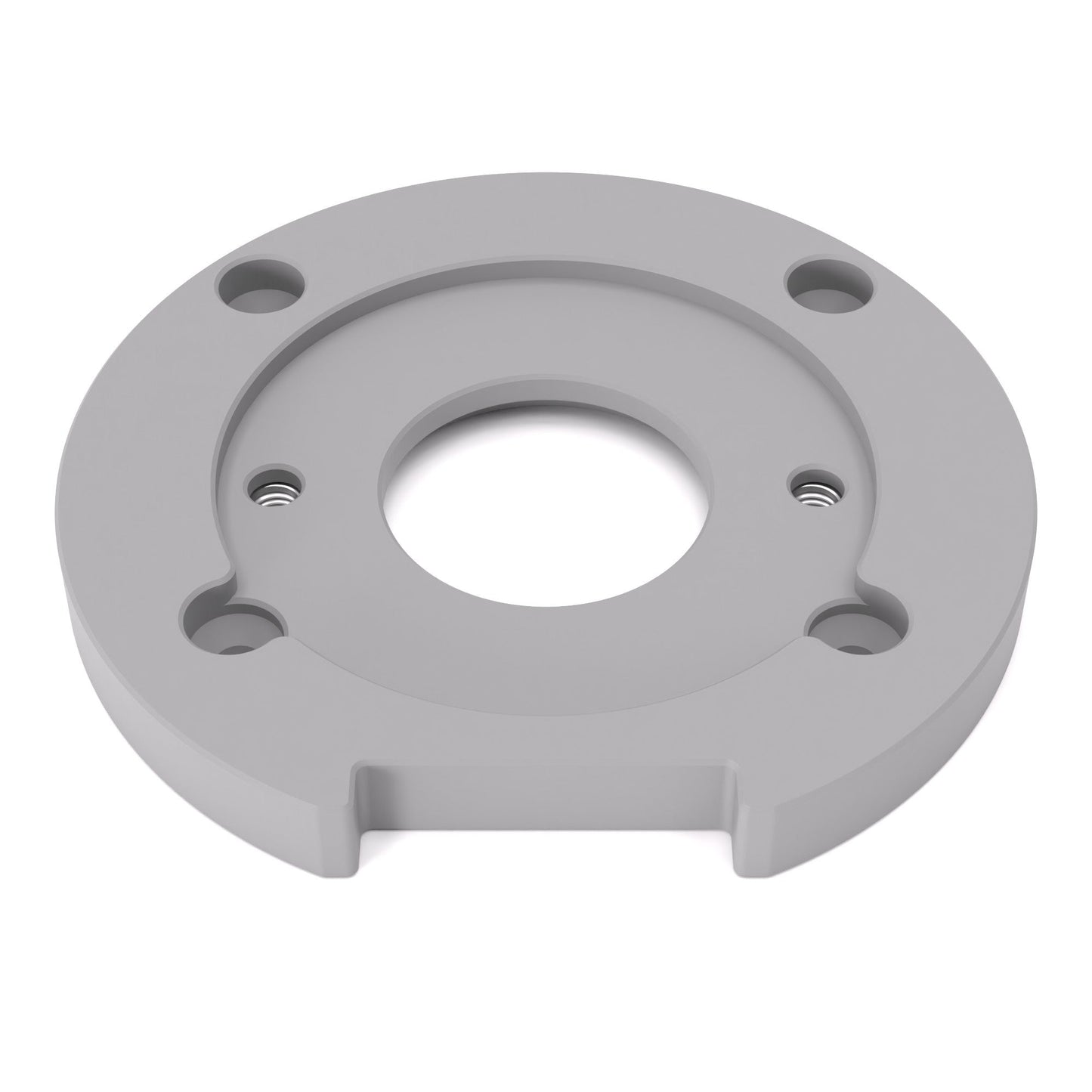 Grundplatte/Adapterplatte für Kopierhülsen passend für Makita RT0702C | Gleitplatte passend für Makita Kantenfräsen