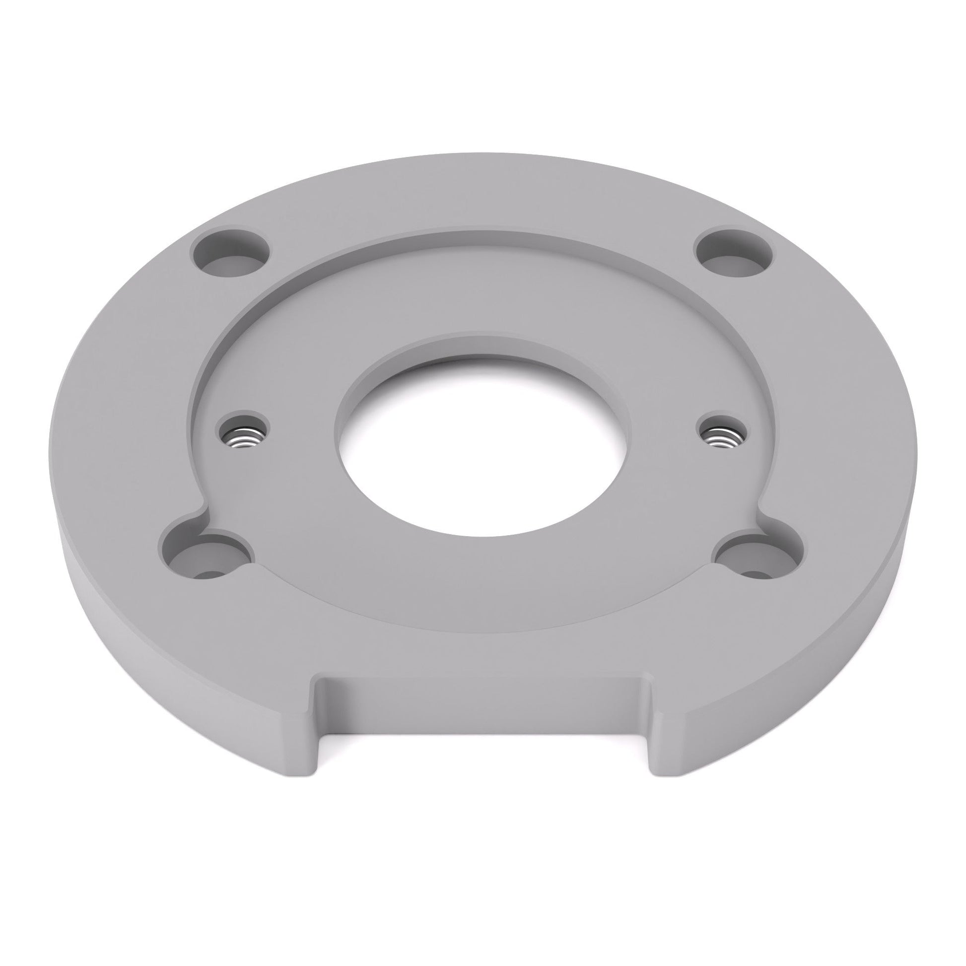 Grundplatte/Adapterplatte für Kopierhülsen passend für Makita RT0702C | Gleitplatte passend für Makita Kantenfräsen
