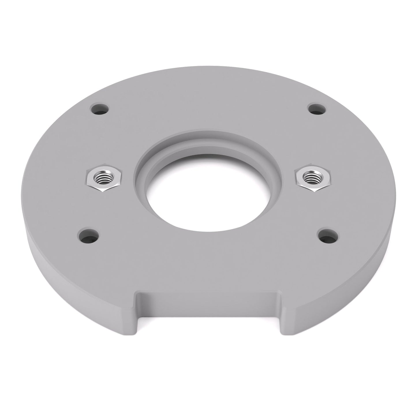 Grundplatte/Adapterplatte für Kopierhülsen passend für Makita RT0702C | Gleitplatte passend für Makita Kantenfräsen