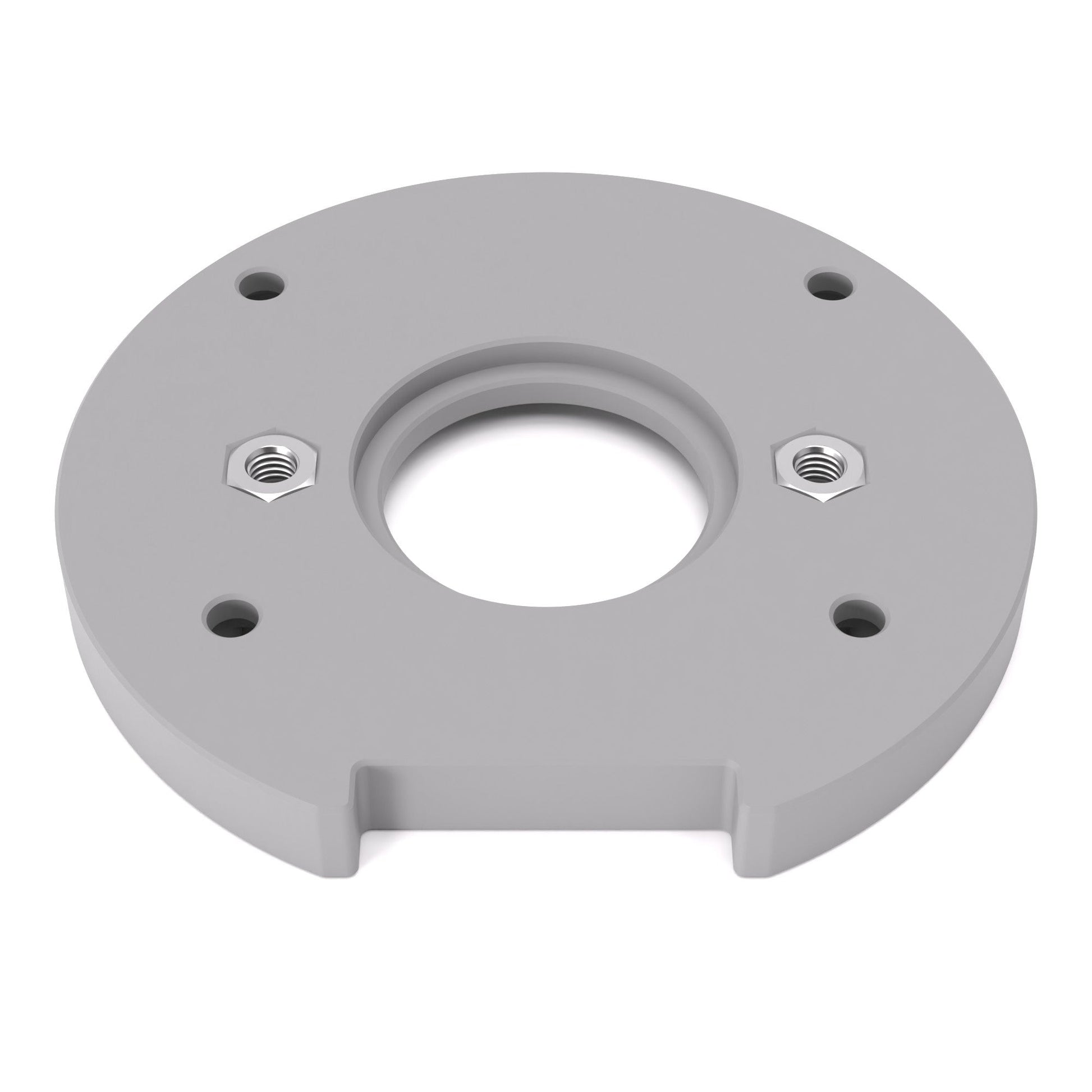 Grundplatte/Adapterplatte für Kopierhülsen passend für Makita RT0702C | Gleitplatte passend für Makita Kantenfräsen