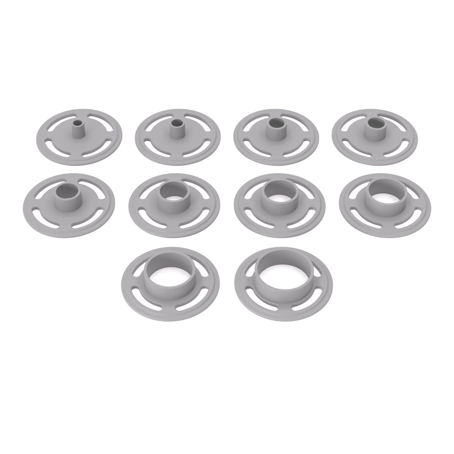 Kopierhülsen-Set passend für Makita Oberfräsen und Kantenfräsen | Kopierringe passend für Makita Fräsen - Typ A