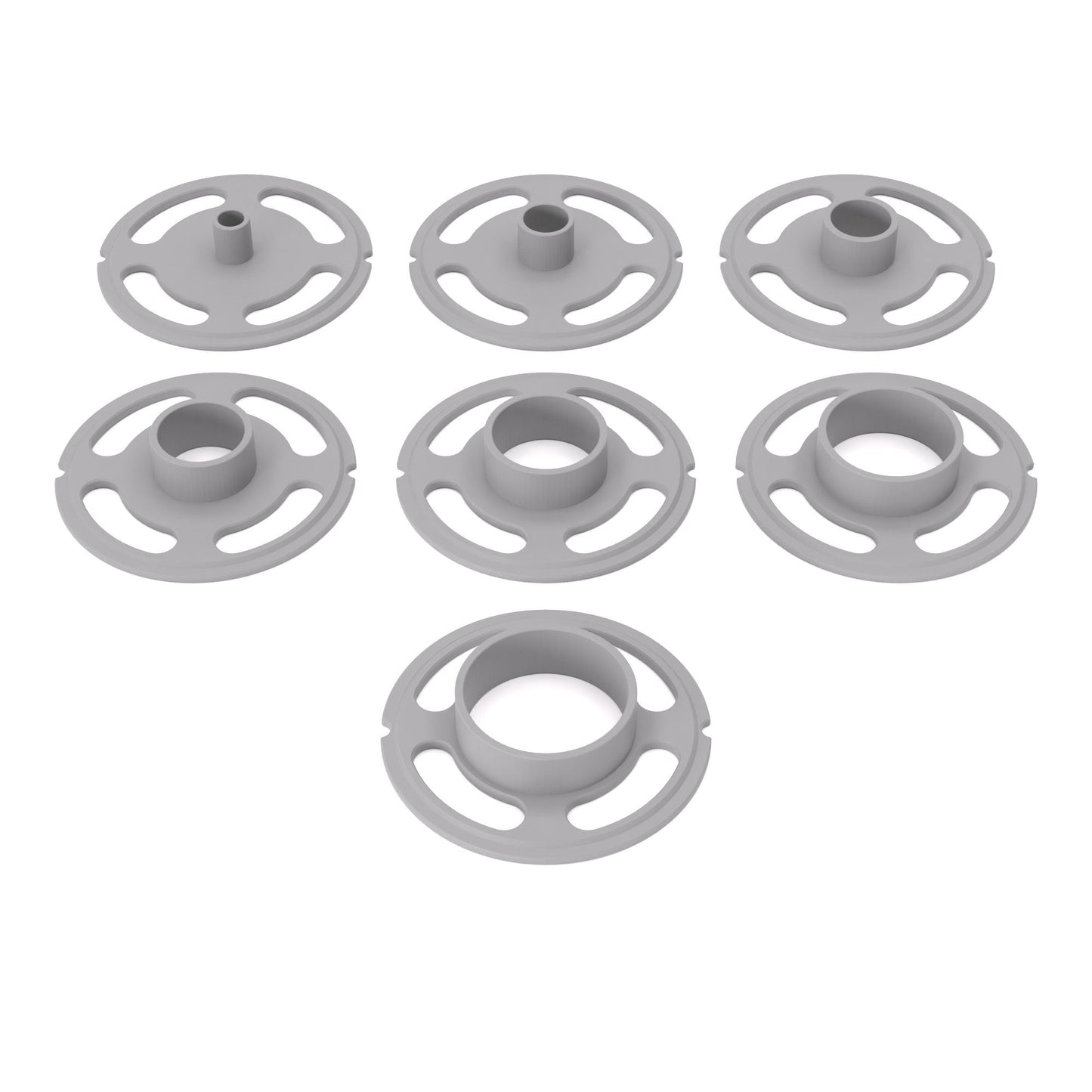 Kopierhülsen-Set passend für Makita Oberfräsen und Kantenfräsen | Kopierringe passend für Makita Fräsen - Typ B