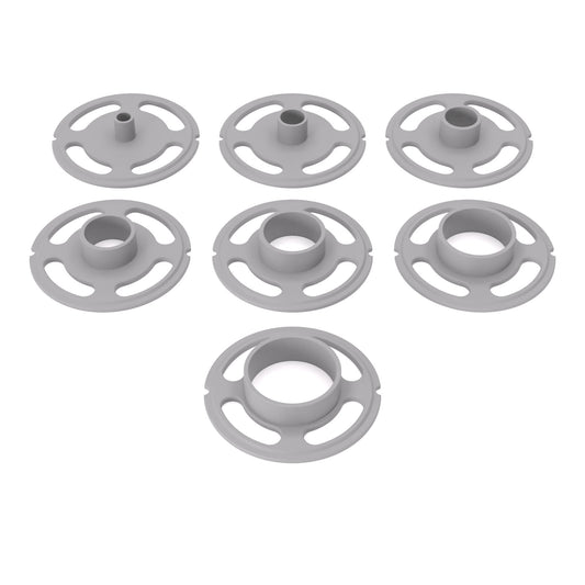 Kopierhülsen-Set passend für Makita Oberfräsen und Kantenfräsen | Kopierringe passend für Makita Fräsen - Typ B