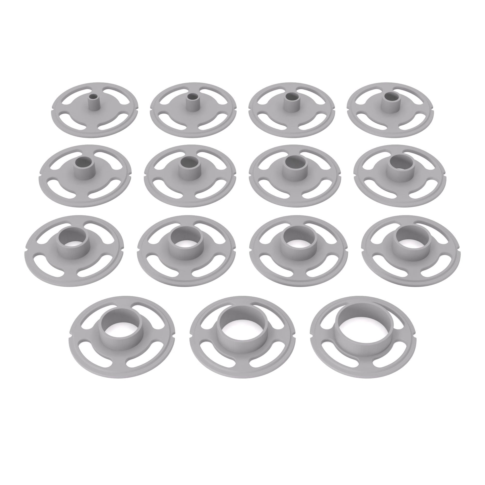 Kopierhülsen-Set passend für Makita Oberfräsen und Kantenfräsen | Kopierringe passend für Makita Fräsen - Typ B