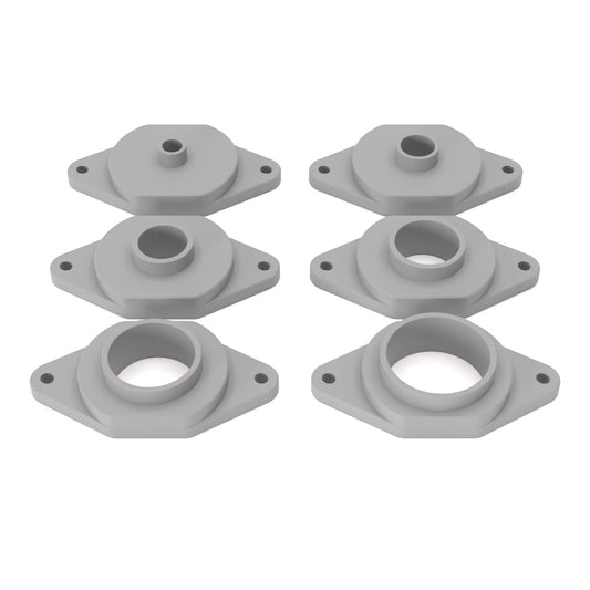 Kopierhülsen-Set passend für Metabo Oberfräsen und Kantenfräsen | Kopierringe passend für Metabo Fräsen - Typ A