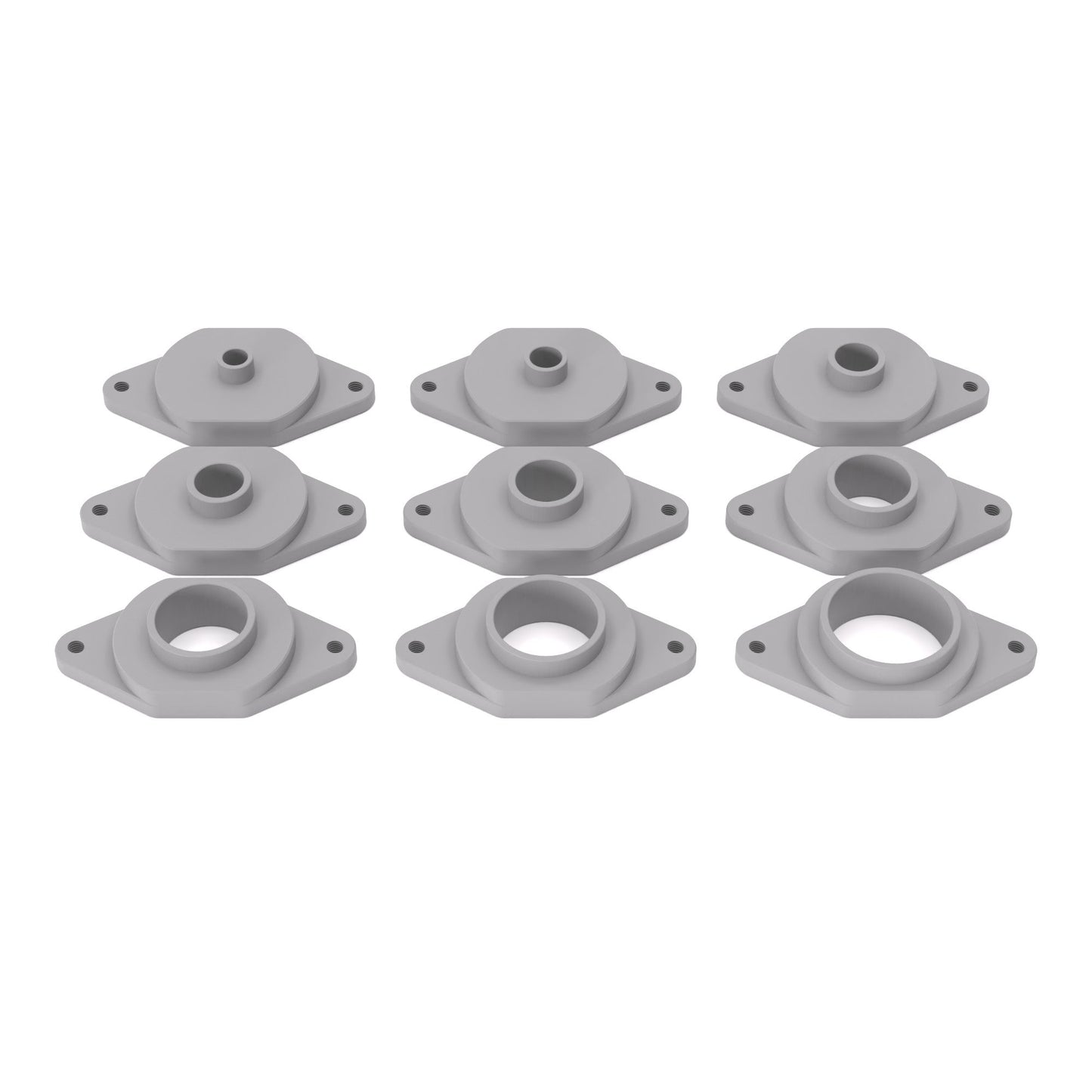 Kopierhülsen-Set passend für Metabo Oberfräsen und Kantenfräsen | Kopierringe passend für Metabo Fräsen - Typ A