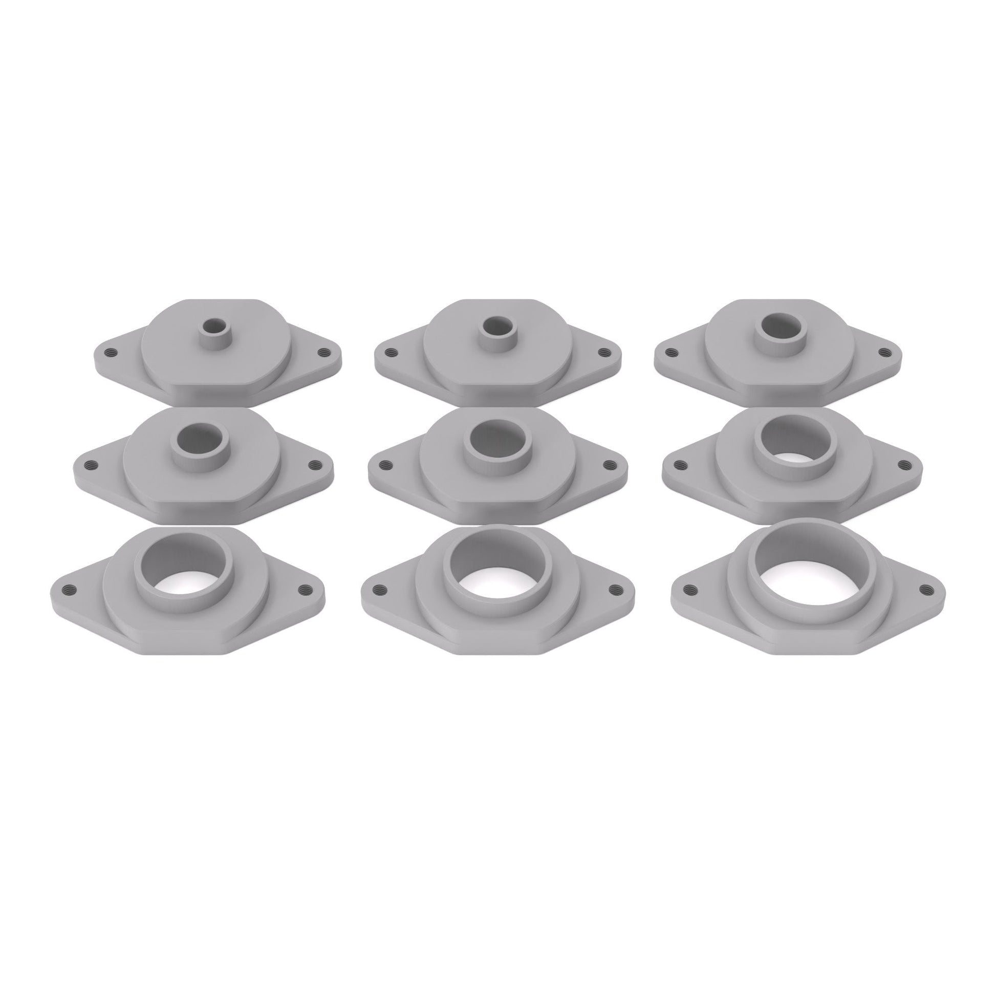 Kopierhülsen-Set passend für Metabo Oberfräsen und Kantenfräsen | Kopierringe passend für Metabo Fräsen - Typ A