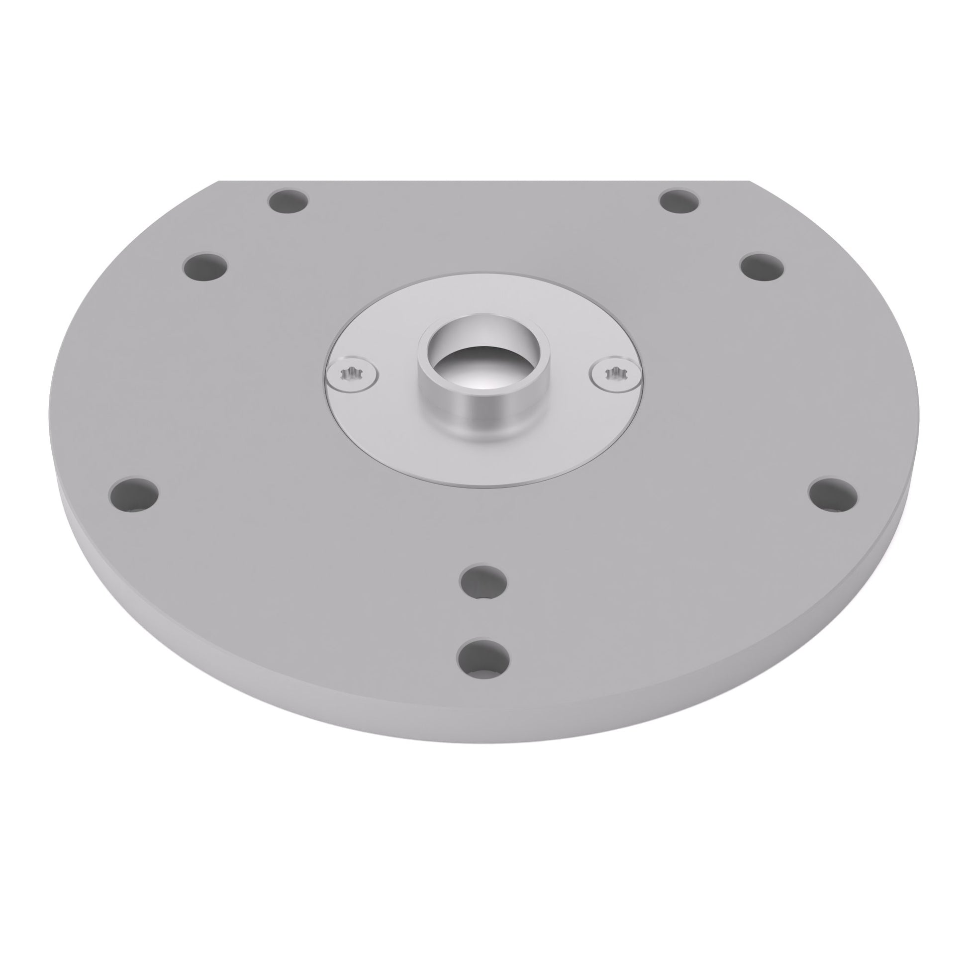 Grundplatte/Adapterplatte für Kopierhülsen passend für Bosch POF 1200 AE/1400 ACE | Gleitplatte passend für Bosch Oberfräsen