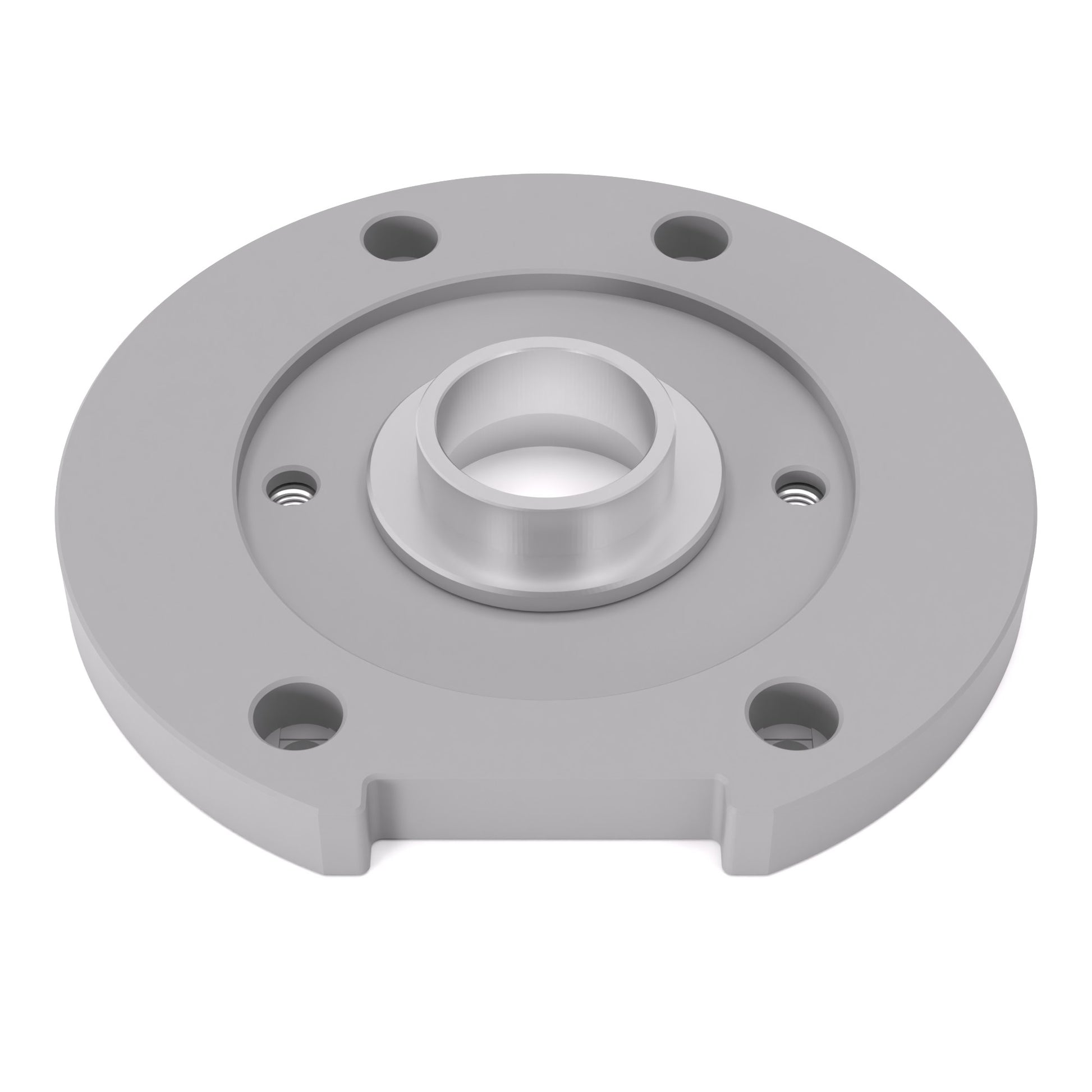 Grundplatte/Adapterplatte für Kopierhülsen passend für Bosch GKF 18V-8 | Gleitplatte passend für Bosch Kantenfräsen