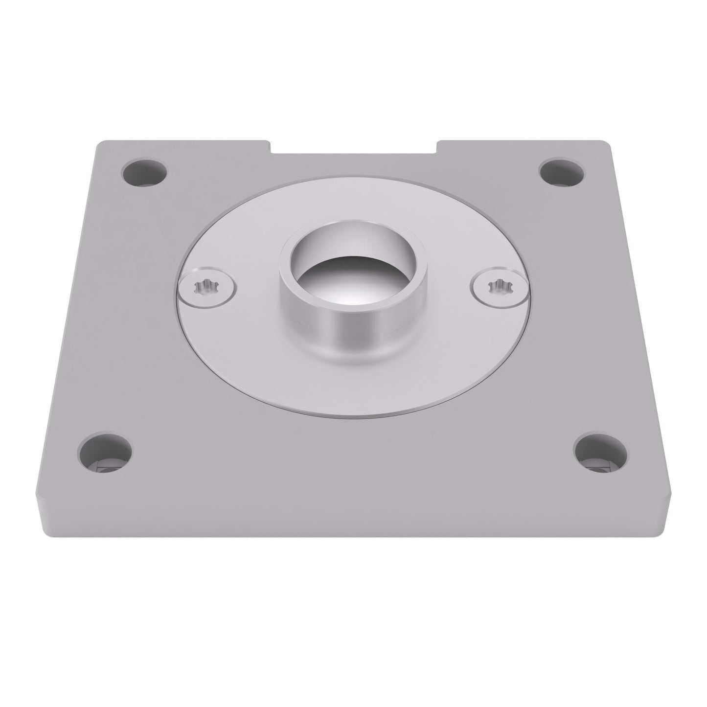 Grundplatte/Adapterplatte für Kopierhülsen passend für Bosch GKF 600 | Gleitplatte passend für Bosch Kantenfräsen