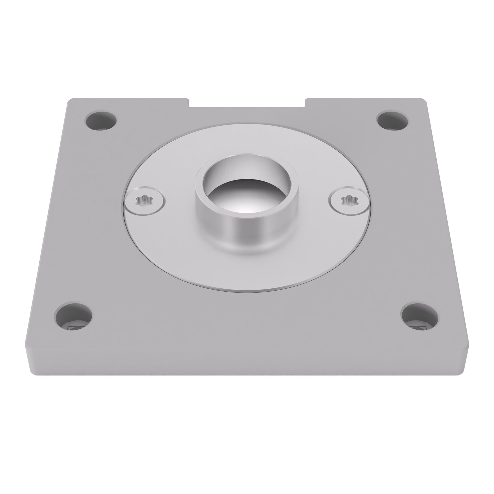 Grundplatte/Adapterplatte für Kopierhülsen passend für Bosch GKF 600 | Gleitplatte passend für Bosch Kantenfräsen