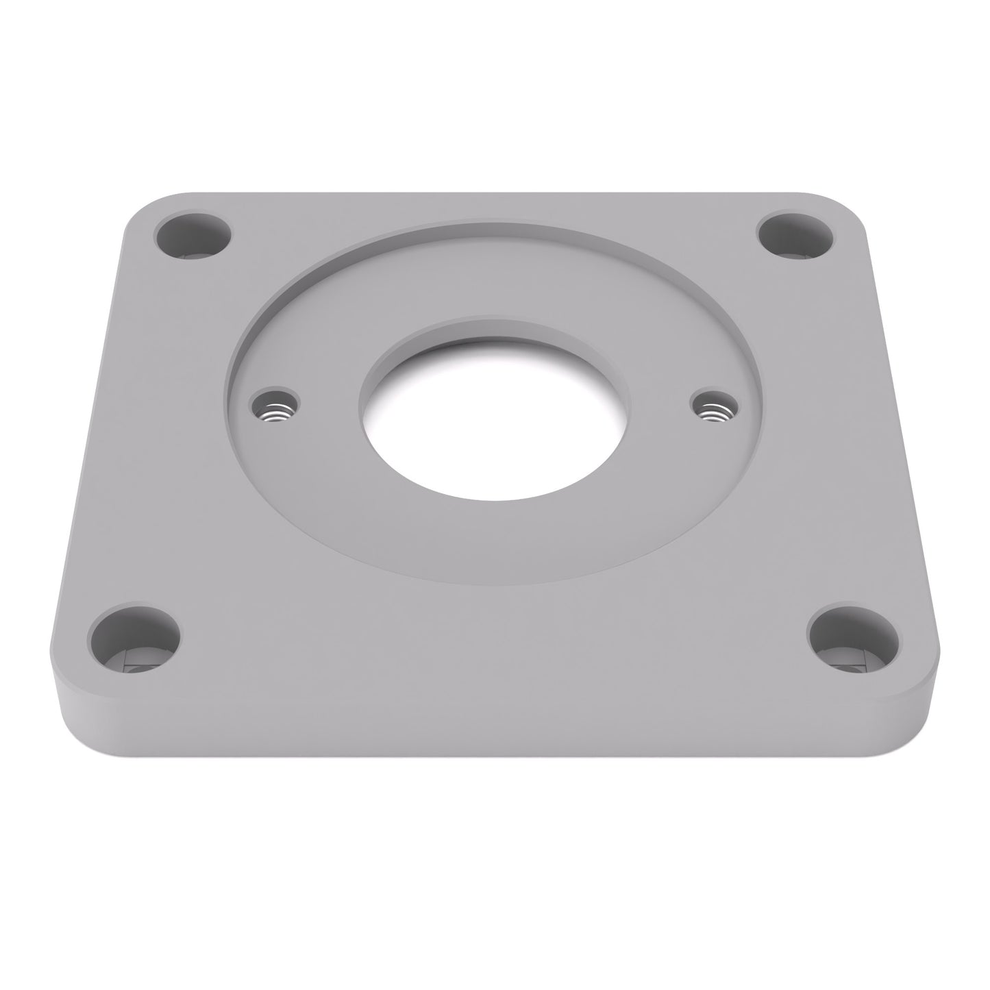 Grundplatte/Adapterplatte für Kopierhülsen passend für Bosch GLF 55-6 | Gleitplatte passend für Bosch Kantenfräsen