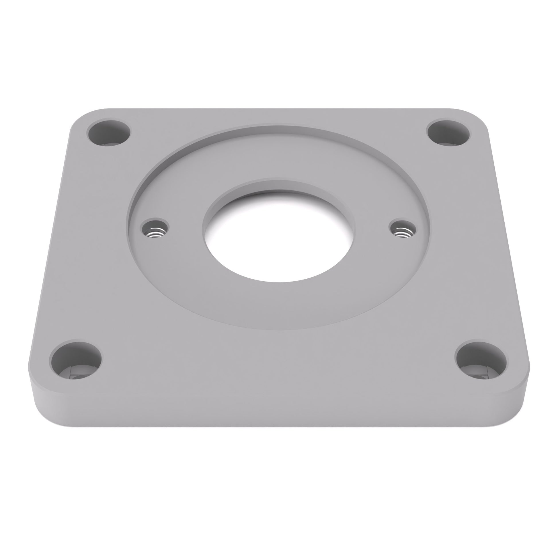Grundplatte/Adapterplatte für Kopierhülsen passend für Bosch GLF 55-6 | Gleitplatte passend für Bosch Kantenfräsen