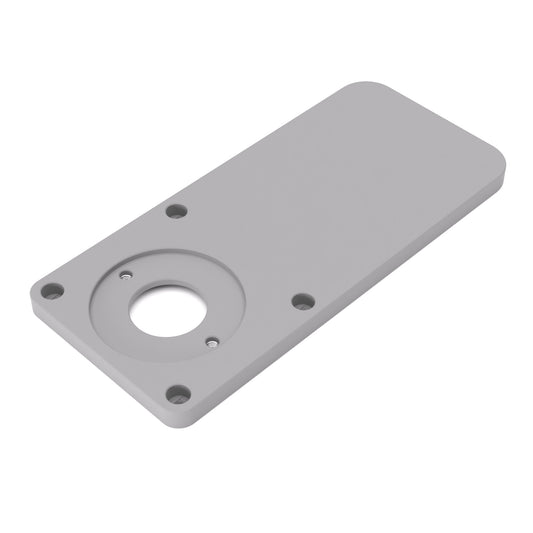 Grundplatte/Adapterplatte XL-Version für Kopierhülsen passend für Bosch GLF 55-6 | Vergrößerte Gleitplatte passend für Bosch Kantenfräsen